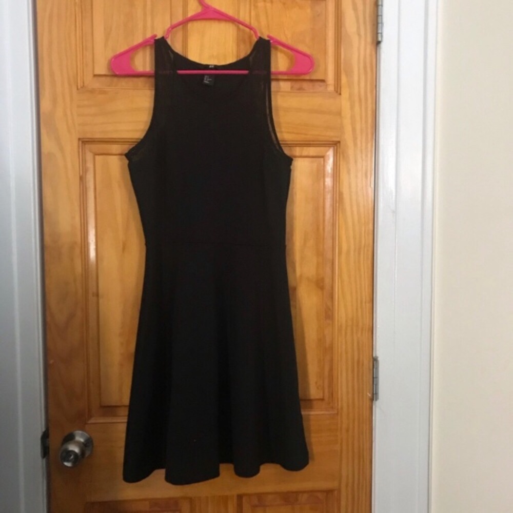 BOGO H&M black skater fit dress